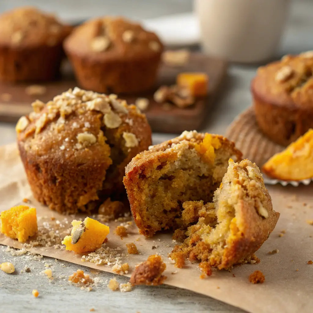 yammy Banana Pumpkin Muffins